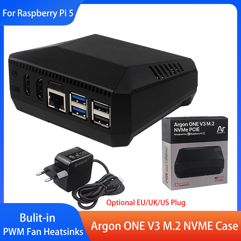 Pi Cooler - Корпус Argon ONE V3 M.2 NVME