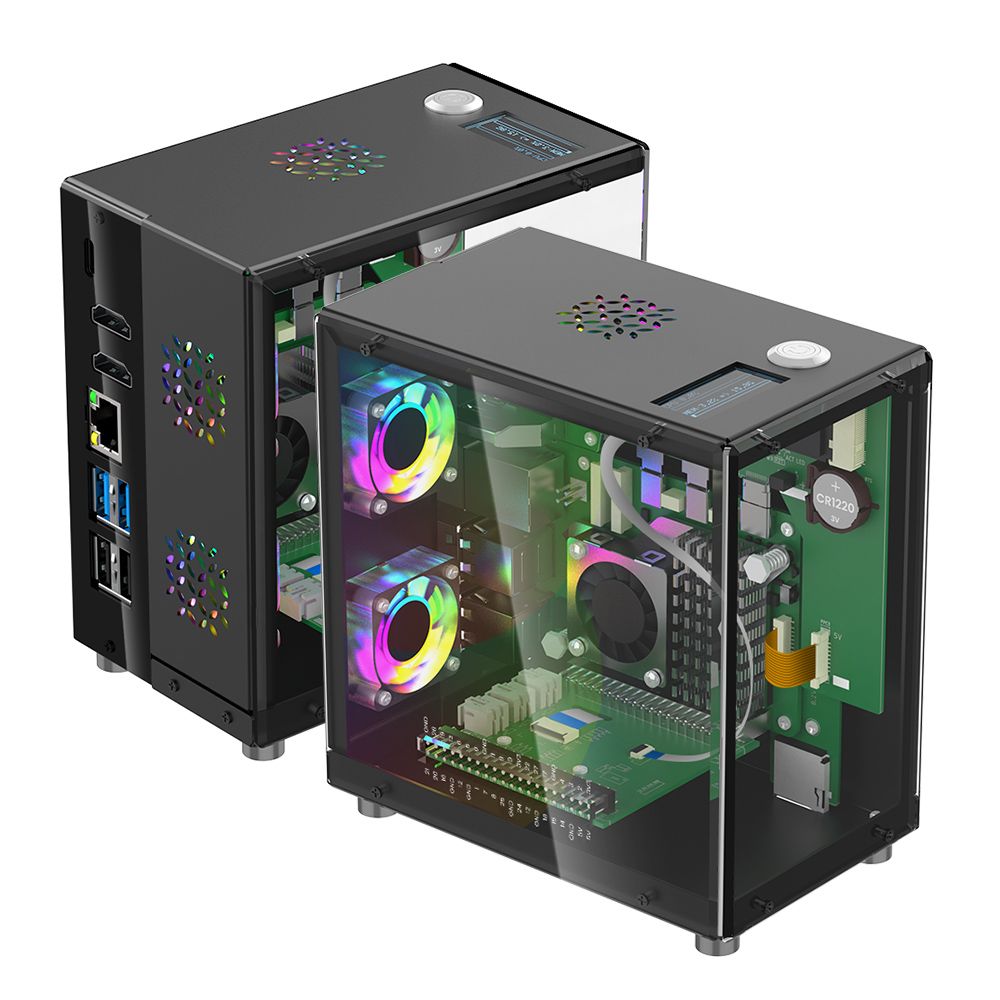 Pi 5 Case - Защитный комплект корпуса Raspberry Pi 5
