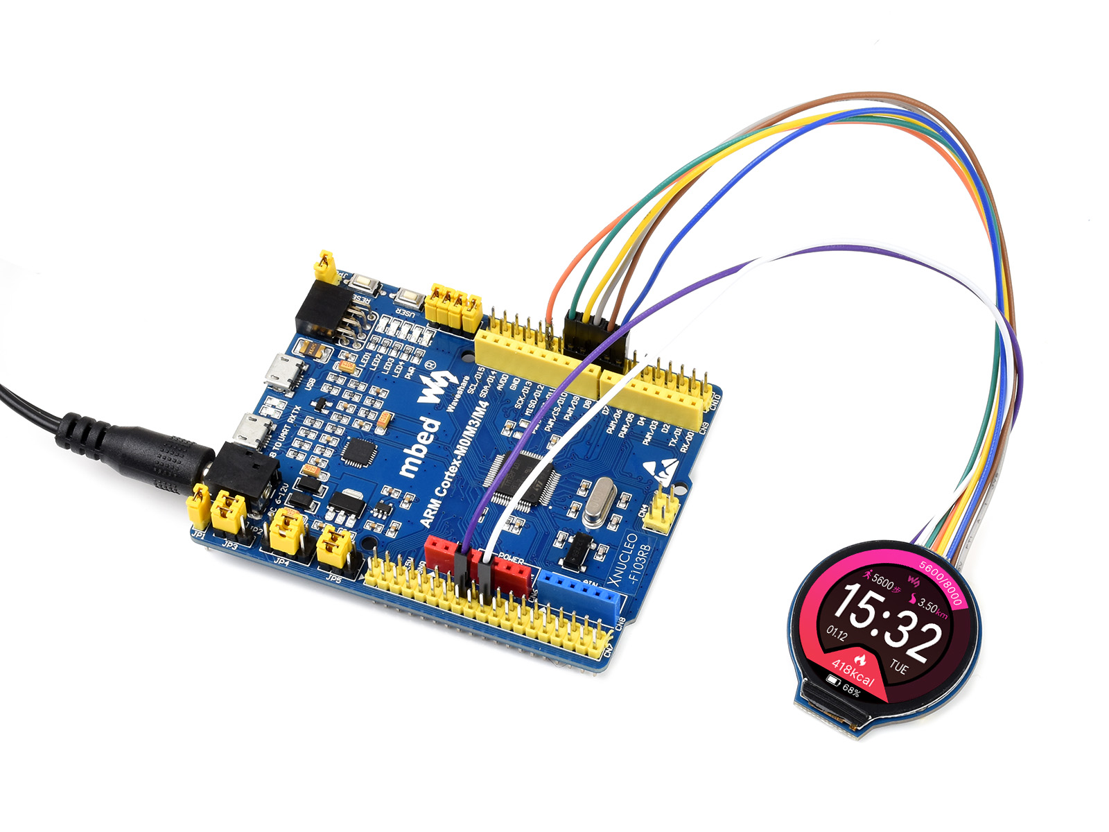 Модуль круглого ЖК-дисплея Wav – обзор и цена Pi Display