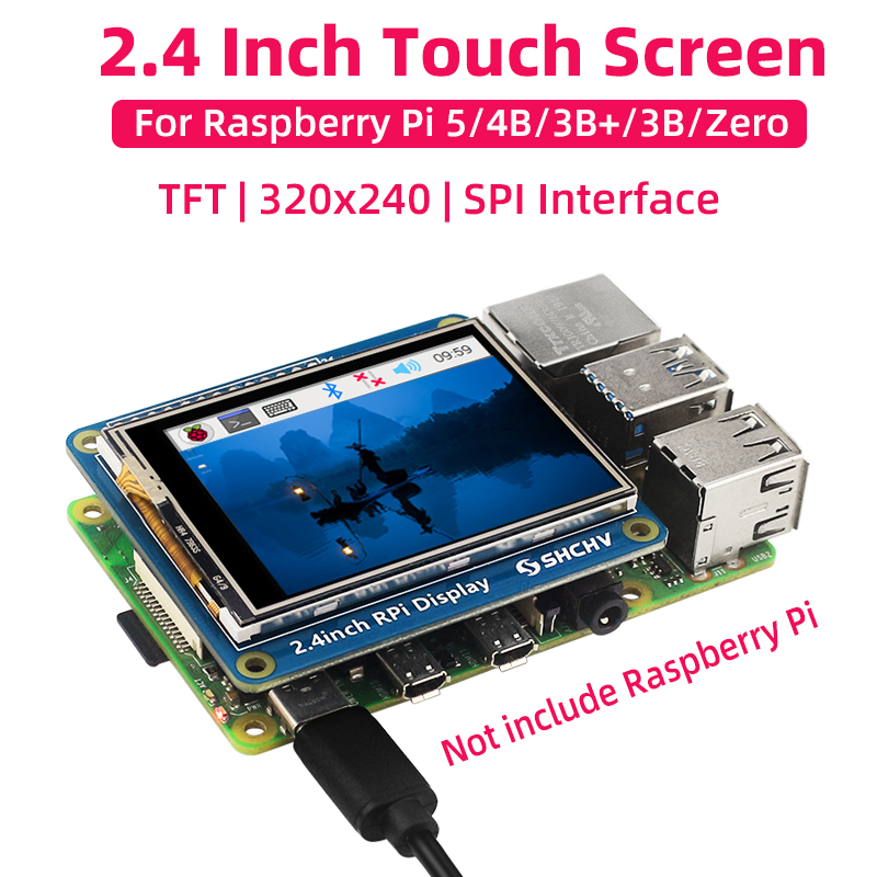 SHCHV 2,4-дюймовый сенсорный э – обзор и цена Pi 5 Case