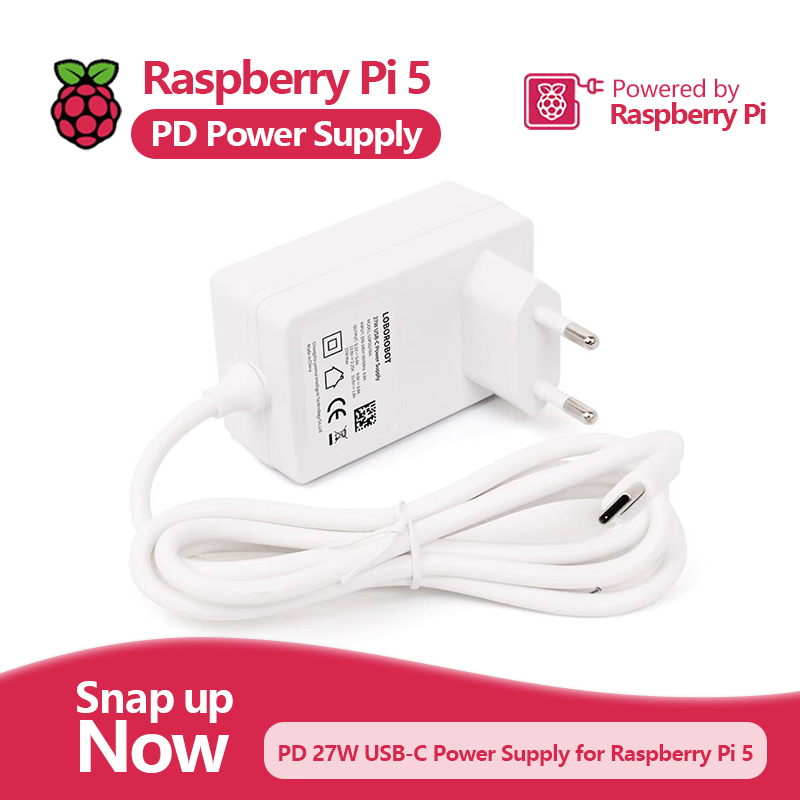 Адаптер питания Raspberry Pi 5 – обзор и цена Pi Power Supply