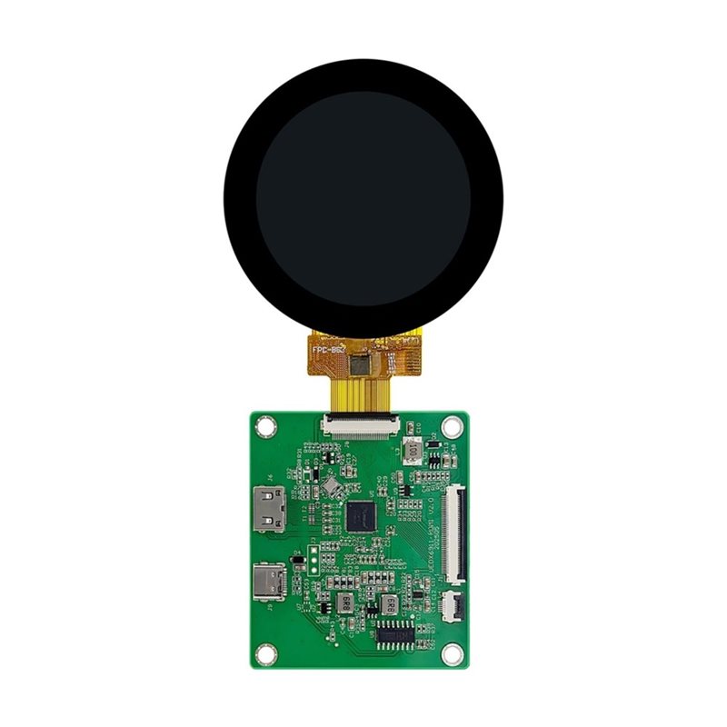 Круглый дисплей A52T DSI TFT L – обзор и цена Raspberry Pi 5