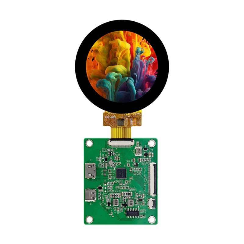 Круглый дисплей A52T DSI TFT L – обзор и цена Raspberry Pi 5
