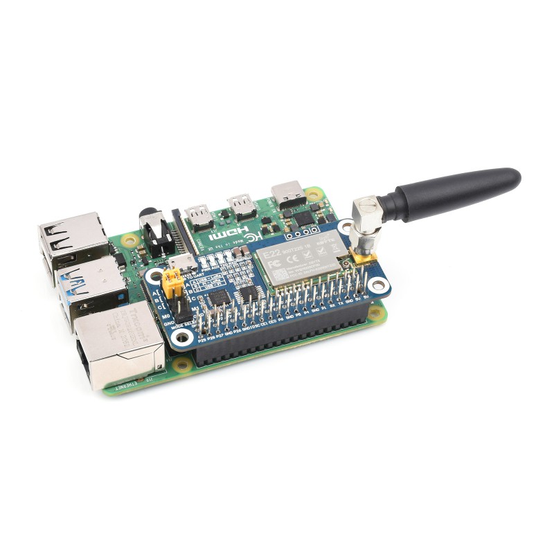 Модуль LoRa HAT SX1262 SX1268  – обзор и цена Raspberry Pi 5