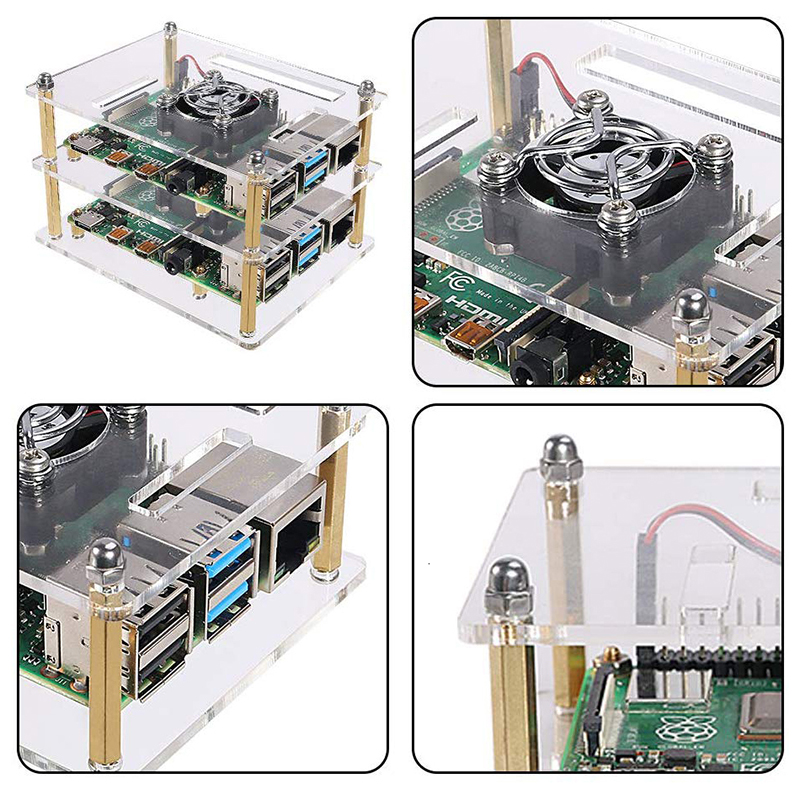 Raspberry Pi 4B 3B 3B+ 2B 15-с – обзор и цена Pi Cooler