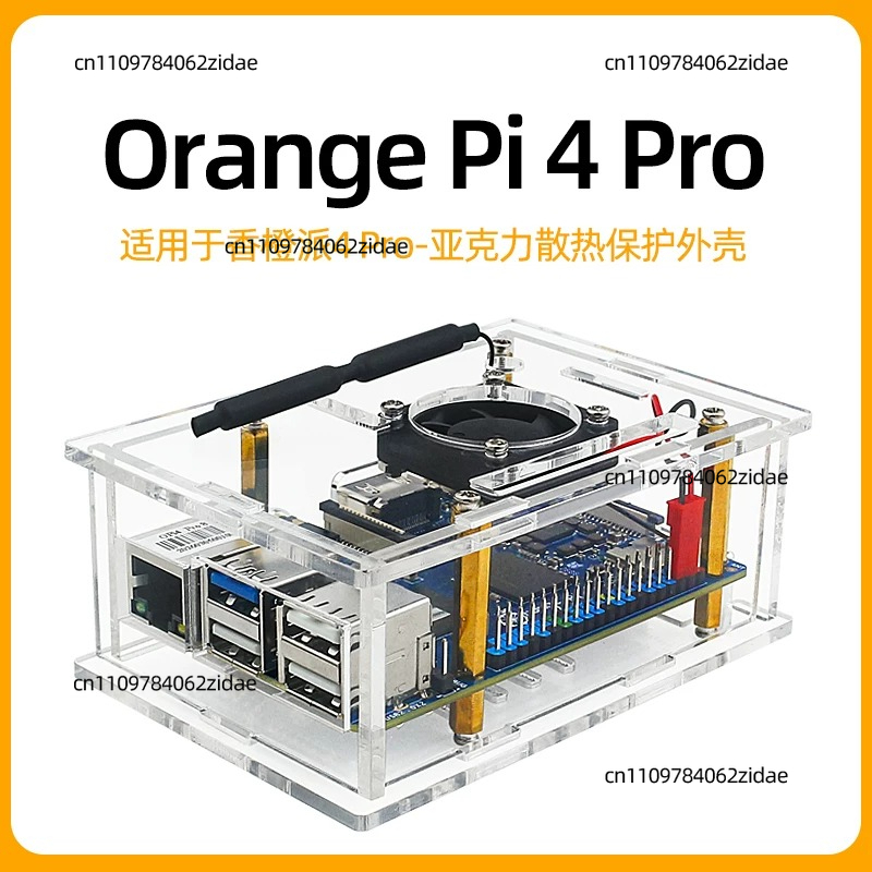 Акриловый защитный корпус для  – обзор и цена Pi 4 Case