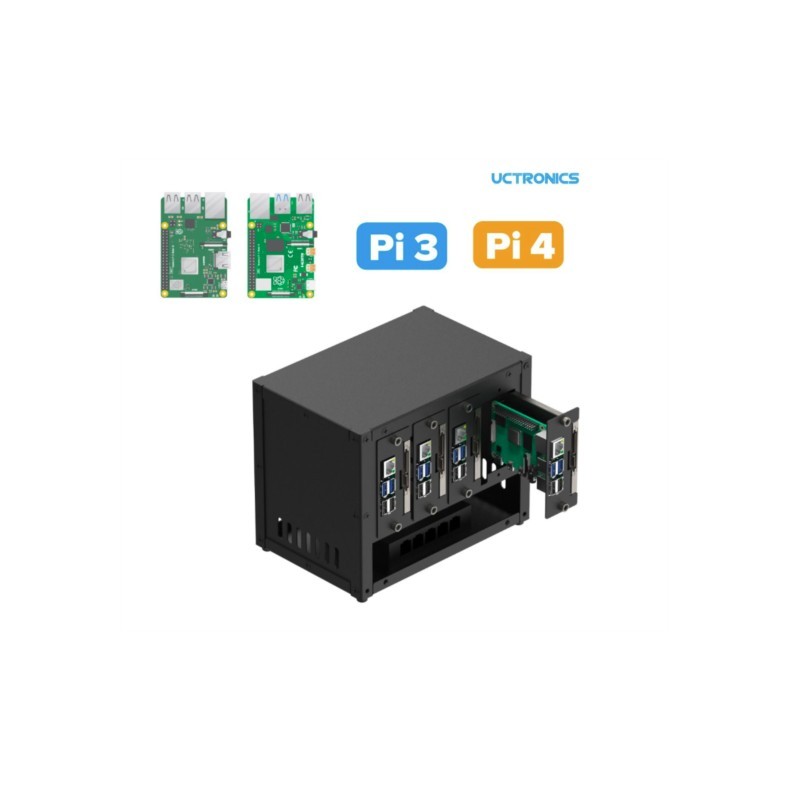 Корпус UCTRONICS для Raspberry – обзор и цена Pi 4 Case